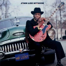 JOHN LEE HOOKER "Mr. Lucky" New Original 1991 US Promo Blues Poster Flat Display