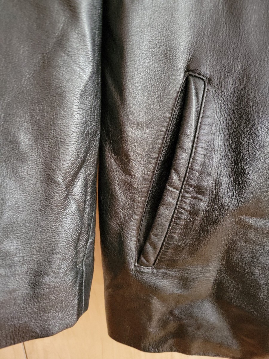 nicole miller ブラック レザー ジャケット XL Editor's Pick: Nicole Miller Oversized Leather Moto Jacket