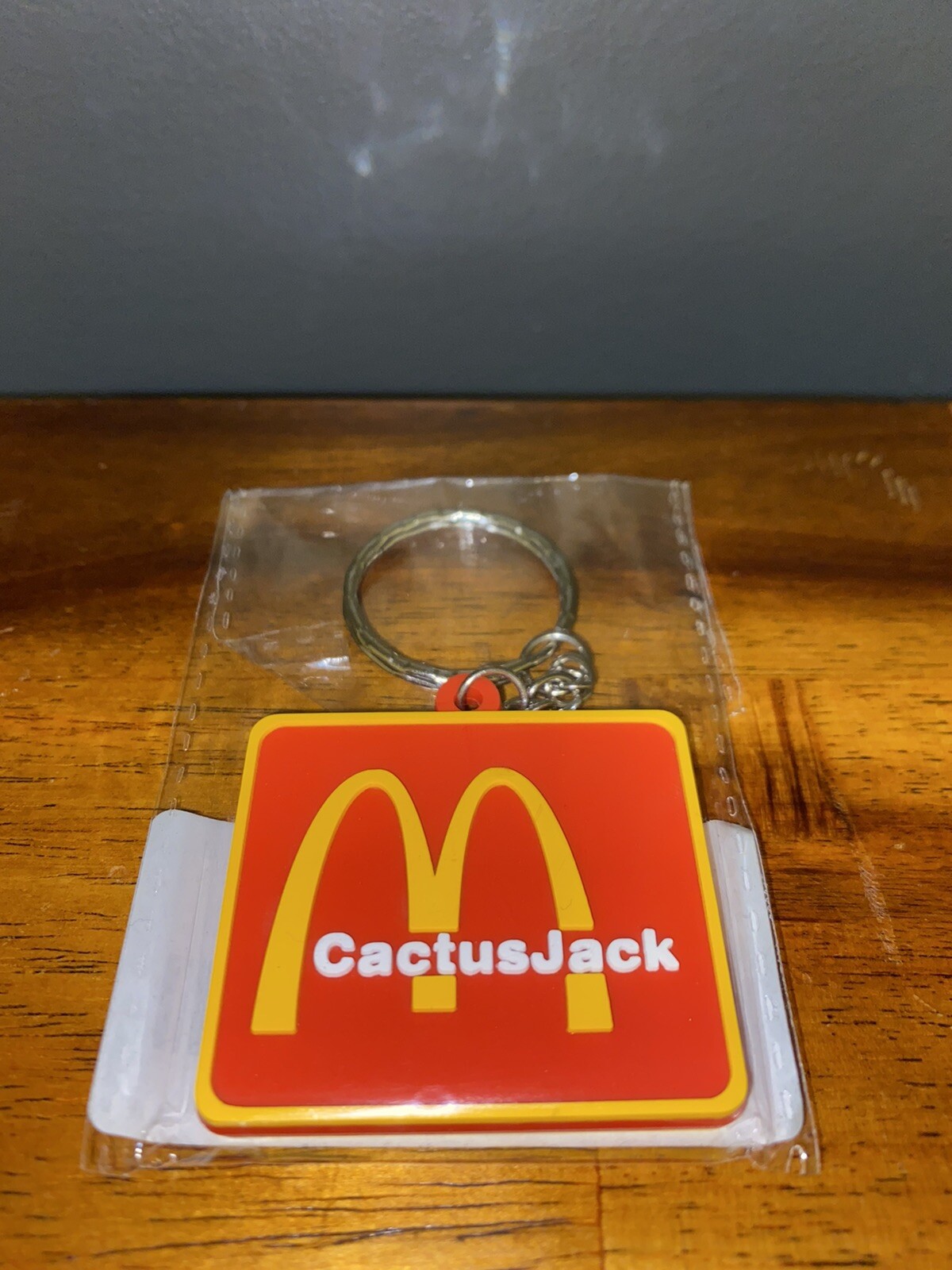 Travis Scott Cactus Jack X McDonalds CJ Arches Key Chain Red