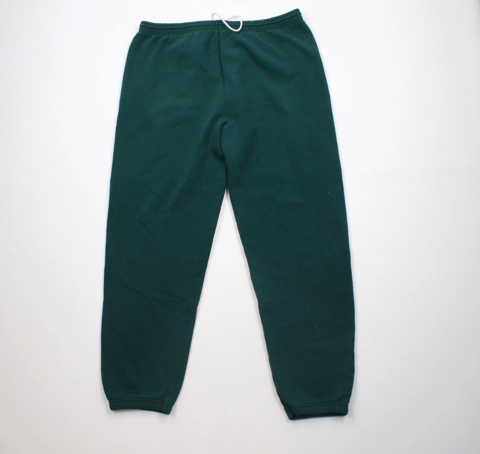 Vintage 90s Streetwear Mens XL Distressed Blank Cuffed Sweatpants Joggers Pants