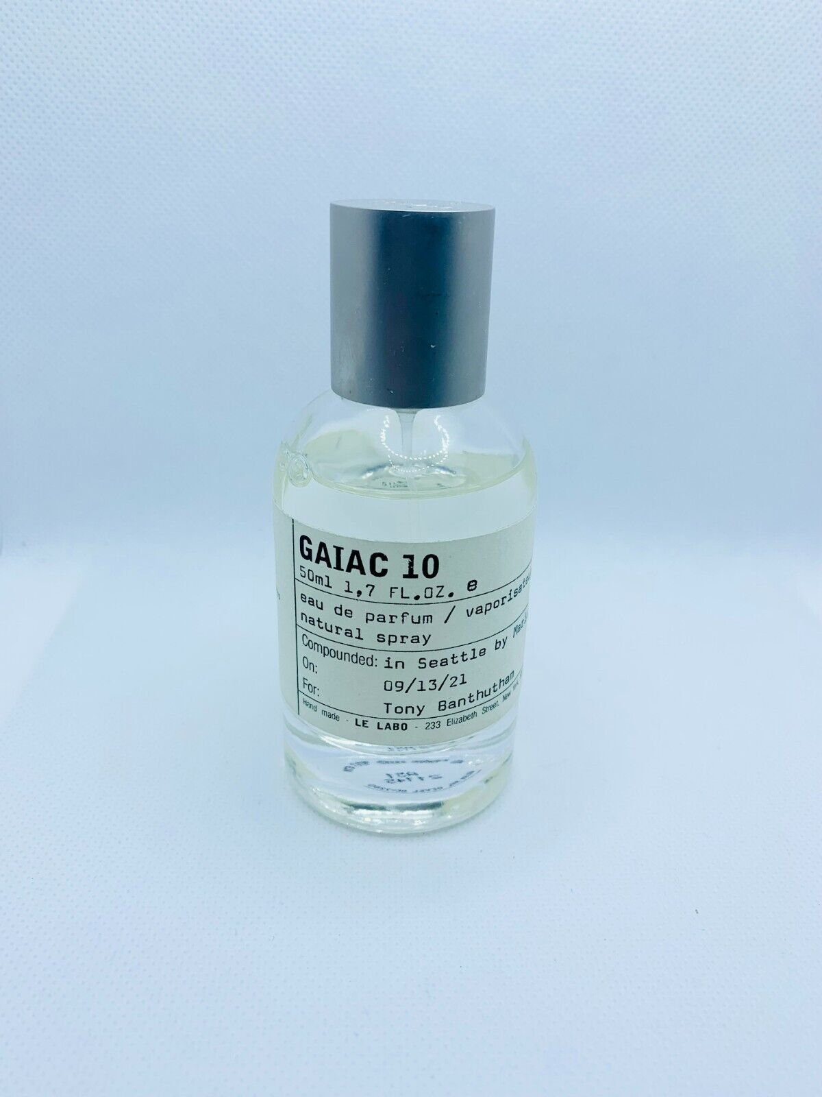 Le Labo Gaiac 10 EDP Spray 1.7 Oz / 50 ml As shown in the picture