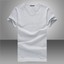 thumbnail 3 -  Men's V Neck Round Neck cotton T-shirt Slim Fit Short Sleeve Solid Color Casual