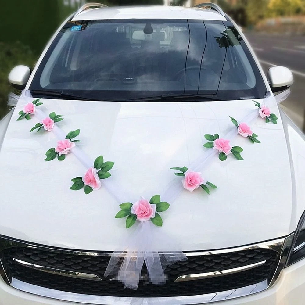 Update more than 147 marriage car decoration with rose best vova.edu.vn