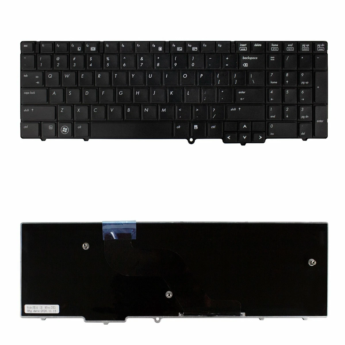 Laptop US KEYBOARD For HP ProBook 6540b 6545b 6550b 6550b 