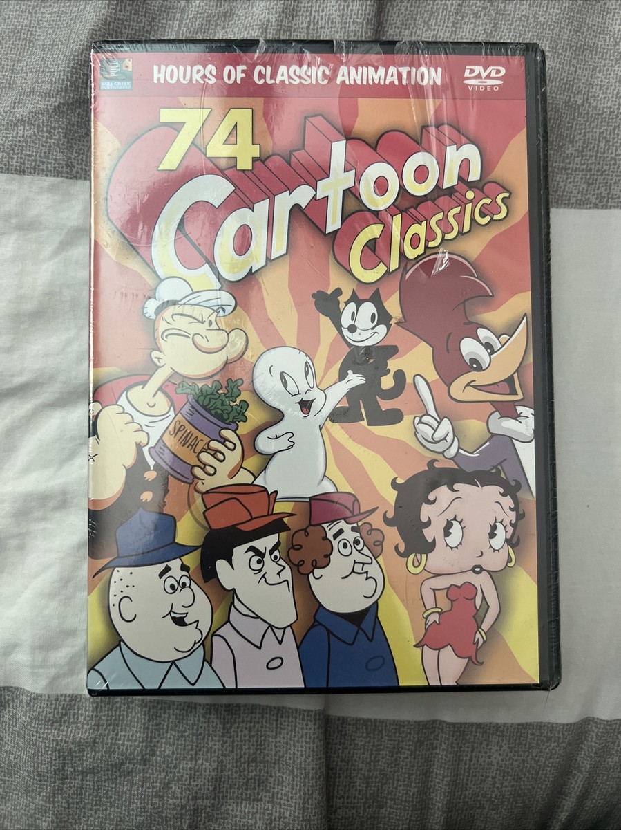 Cartoon Classics (DVD, 2007, 2-Disc Set, 74 Cartoons) for