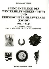 Spendenbelege des Winterhilfswerkes - Band 3 (Reinhard Tieste)