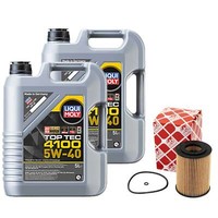 MotoröL Set Top Tec 4100 5W-40 10 Liter + ÖLfilter FüR Mercedes Vito S-Klasse