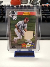 2022 Topps Series 2 - Mike Trout - Black 1987 All Star Relic #'d /199 ANGELS