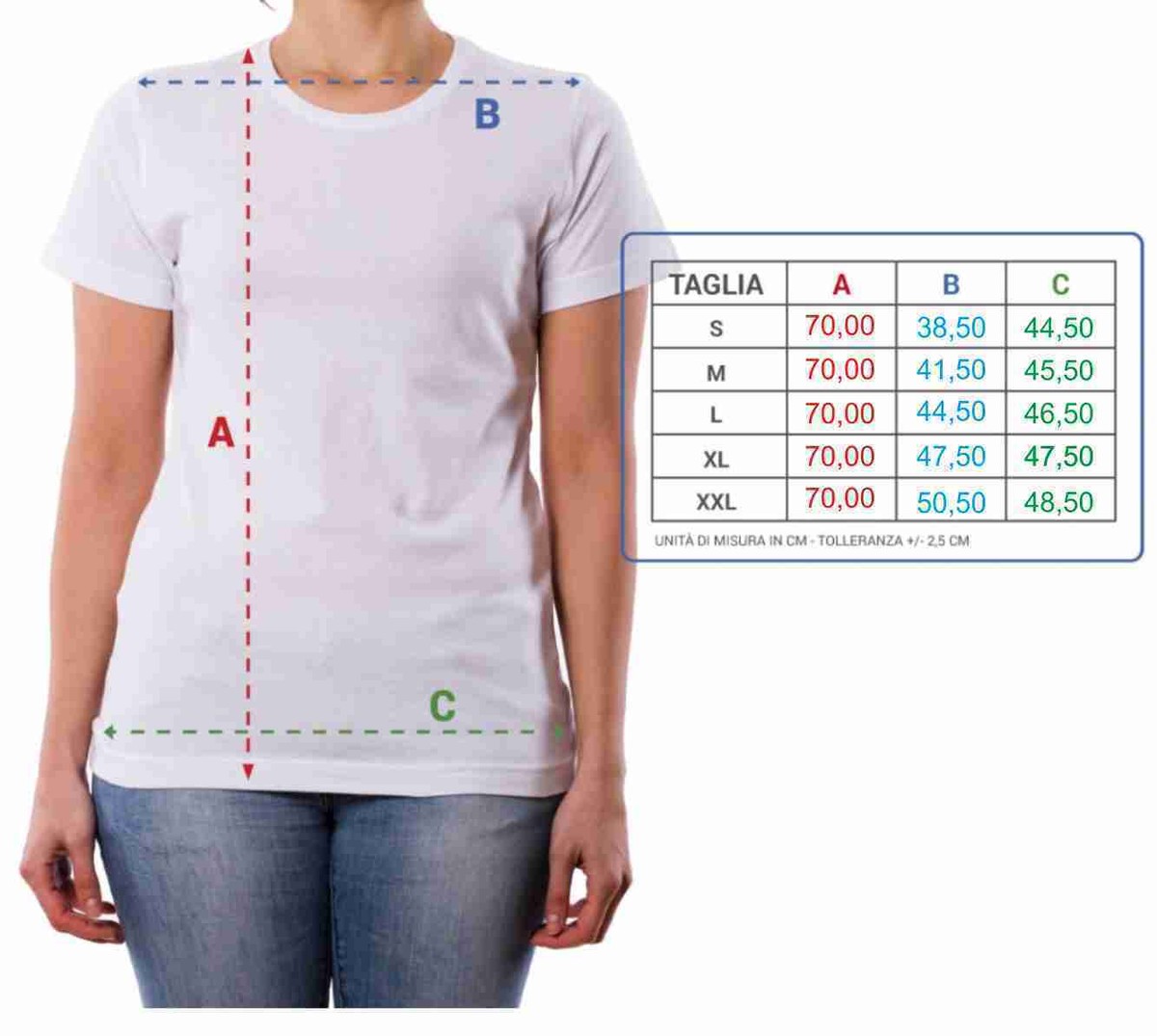 Calvin Klein Collection T-shirt Bianca Donna Cotone Stampa Scollo a V