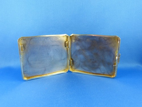Altes Zigarettenetui Kraftalpacca G.J. (Versilbert) 9,1 cm x 7,7 cm x 1,4 cm - Bild 12 von 14