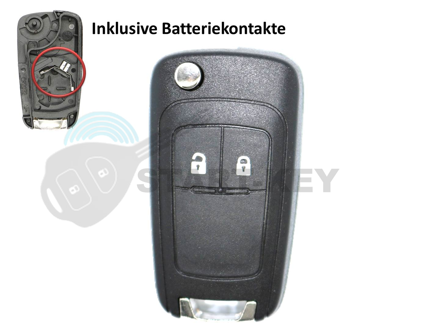 Opel Klapp Schlüssel Gehäuse Astra J Corsa E Ampera Adam Insignia Mokka Meriva B - Foto 8