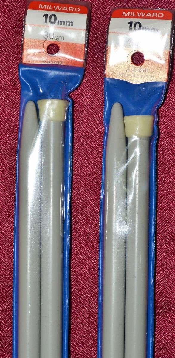Milward Heavy Gauge Plastic Knitting Pins - 30cm Milward Heavy Gauge Plastic Knitting Pins - 30cm