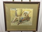 Iordansky B.V. (1903-1983)'In a Midday Sun' Watercolor on paper 1958 USSR MCM — photo 1