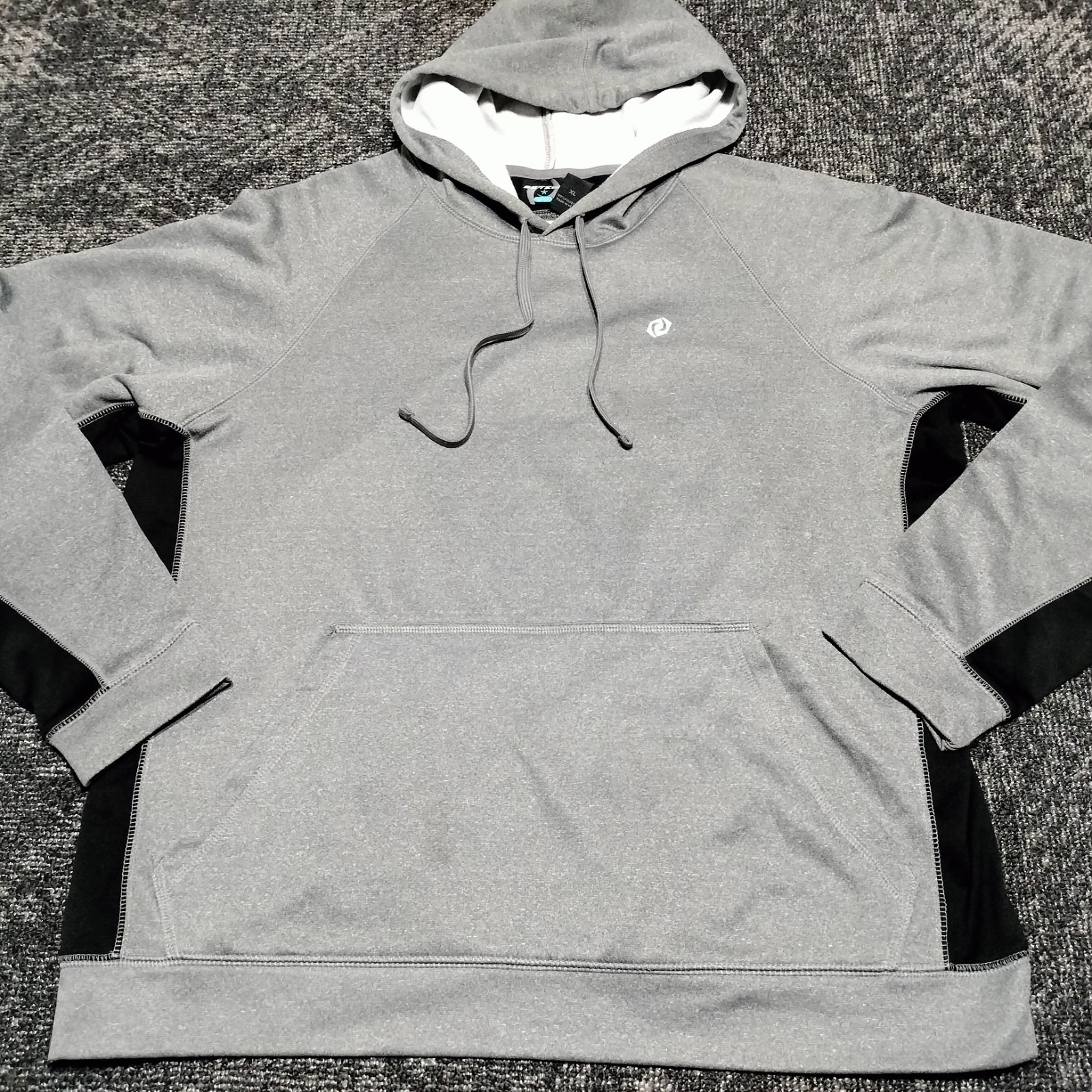 SB Tech Coolplay Black / Gray Lightweight Training Hoodie Men's Size XL ...