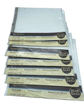 Recollections 12x12 4x6 Photo Album Refills Lot Of 7 New Pkgs 70 Pages Total