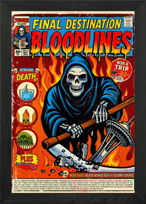 Final Destination: Bloodlines Comic Framed Wall Art Poster Canvas Print Picture