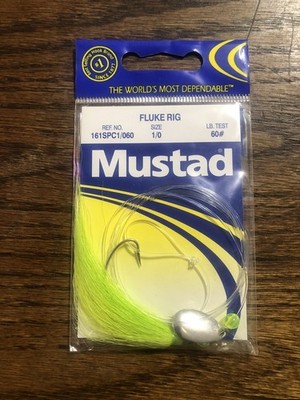 Mustad Fluke Spinner Rig 40lb Test Size 2/0