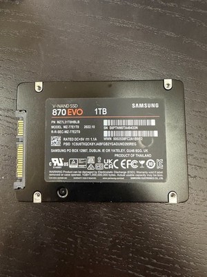 SAMSUNG 870 EVO 1TB V-NAND Solid State Drive SSD Storage PC