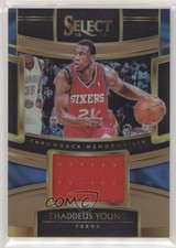 2018 Panini Select Throwback Memorabilia Copper Prizm 31/49 Thaddeus Young 1u6