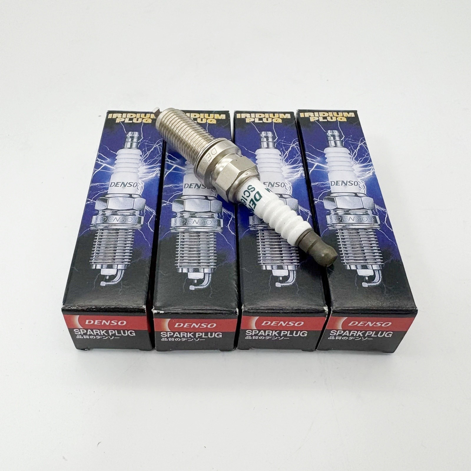 4x Denso Iridium Spark Plugs SC16HR11 90919-01275 for Corolla Prius Scion Toyota