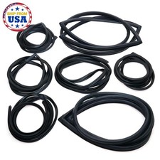 Weatherstrip Complete Set 7 Pcs Fit Datsun Nissan 510 1600 4doors Bluebird 68-73