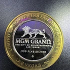 MGM Grand Tabu Las Vegas Nevada Limited Edition Gaming Token .999 Fine Silver