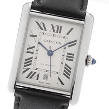 CARTIER TANK MUST XL WSTA0040 31mm SS Silver Dial Automatic Date #C220 6