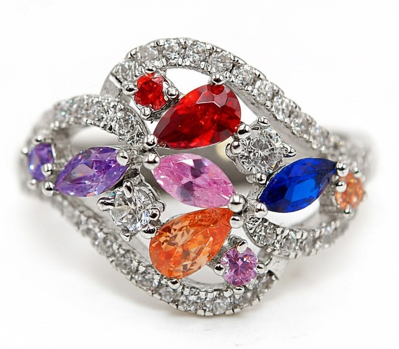 1CT Heat Treated Pink Topaz 925 Solid Sterling Silver Ring Sz 8 MM5-7