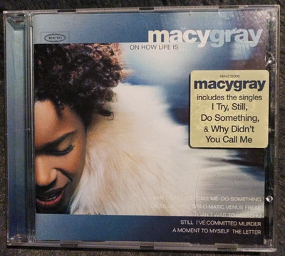 ALBUM CD AUDIO MACY GRAY "ON HOW LIFE IS" 10T 1999 RnB/SWING Sticker - Photo 1/3