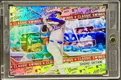 Shohei Ohtani  HOLO FOIL REFRACTOR CARD TOPPS DODGERS  MINT