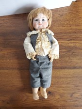 16” SFBJ French Paris Character Boy Doll With Human Hair Wig