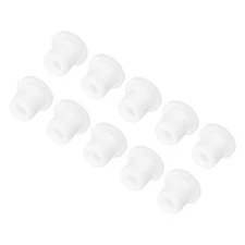 30 Pcs High Temp Silicone Plug Mount Dia 11mm/0.43 Inch t Shaped Rubber Stopper