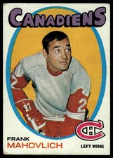 1971-72 Topps #105 Frank Mahovlich