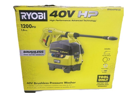 #ad RYOBI 40V HP Brushless 1200 PSI 1.0 GPM Cordless Pressure Washer $199.99