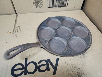 Griswold No. 34 Cast Iron Plett Skillet Swedish Pancakes 2980 A Nice Shape*