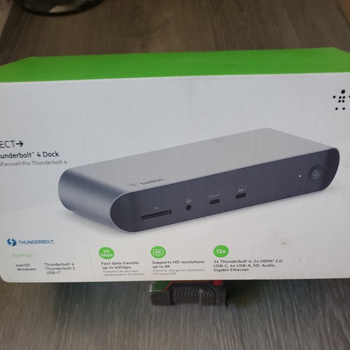 Belkin Connect Pro Thunderbolt 4 Docking Station INC006 SEALED macOS & Windows - 第 1/3 張圖片