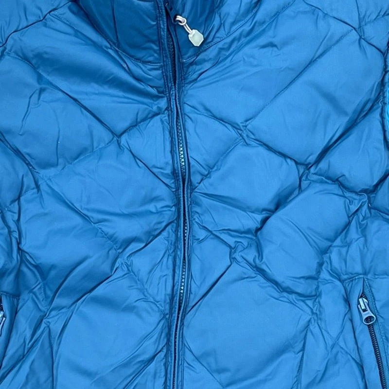 Cabela's Puffer Vest Goose Down Womens Size Large Blue - Image 3 of 4