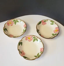 3 Franciscan Desert Rose Fruit Bowls  5.25” USA