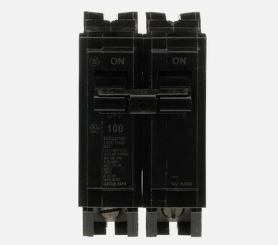 ABB Q-Line THQL21100P Q Line 100A Double-Pole Circuit Breaker   120/240 V, 100 A