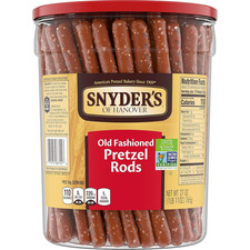 , Old Fashioned Pretzel Rods, 27 Oz Canister