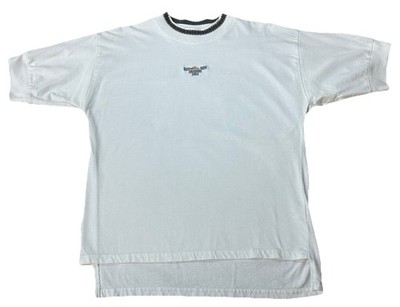 Vintage Quicksilver T-shirt Medium White Logo Surf Skate Single Stitch 80s