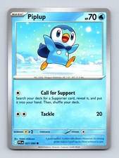 Pokemon Piplup 027/094 Phantasmal Flames Common LP