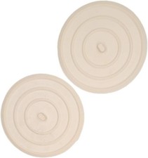 Rubber Flat Suction Sink Stopper 2pc Set - Fits Most Standard Sink, Tub  Shower