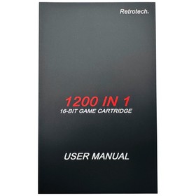 Retrotech Super 1200 in 1 V3 Pro Game Cartridge for Sega Genesis Console