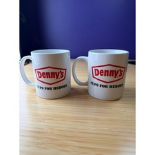 Denny's Cups for Heroes Mugs Set of 2 Operation Homefront Coffee Cups