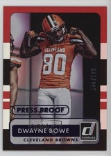 2015 Panini Donruss Press Proof Purple 150/199 Dwayne Bowe #70 0f21