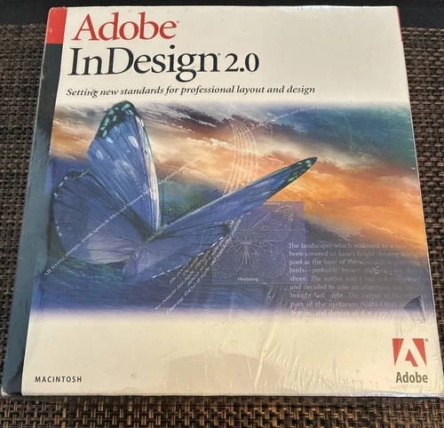 Adobe InDesign 2.0 Retail 1 User/s - Full Version for Mac 17510347