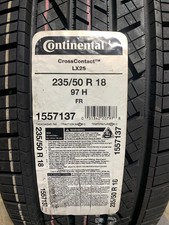 1 New 235 50 18 Continental Cross Contact Lx25 All Season Tire