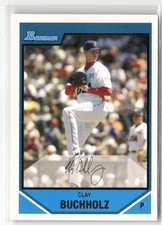 2007 BOWMAN DRAFT #BDPP69 CLAY BUCHHOLZ PROSPECTS BOSTON RED SOX