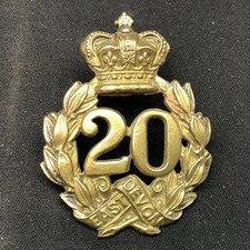 20th East Devon Regiment of Foot - Victorian British Army Cap Badge
